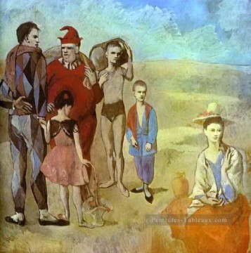 La famille des Saltimbanques 1905 cubiste Pablo Picasso Peinture à l'huile
